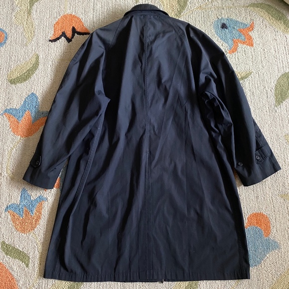 VTG I London Fog I Black Single Breasted Maincoat I *Shell Only* I 46R - Picture 5 of 16